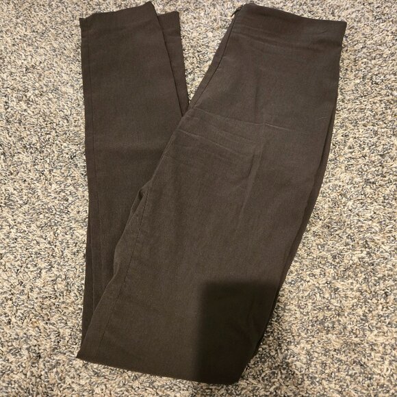 Lauren Vidal Olive Green Zip Front Skinny Pants XS - Picture 1 of 5